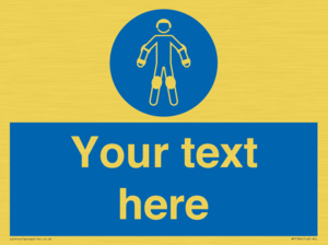 Custom protective roller sport equipment must be worn